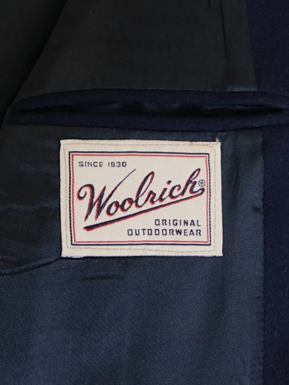 Woolrich Blazer Men's Navy Wool Formal Old Money Autumn Sport Coat Size 46R